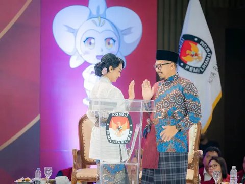 Cantik Mempesona dengan Kebaya Buatan Lokal, 6 Potret Krisdayanti saat Debat Pilkada Kota Batu: Kehadiran Raul Lemos Jadi Sorotan