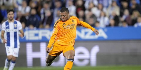 Rapor Pemain Real Madrid Kalahkan Leganes, Mbappe Akhirnya Cetak Gol Lagi