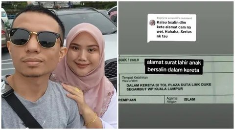 Kisah Ibu Hamil Kontraksi lalu Melahirkan di Mobil, Tempat Lahir Anak di Akta Kelahiran jadi Sorotan