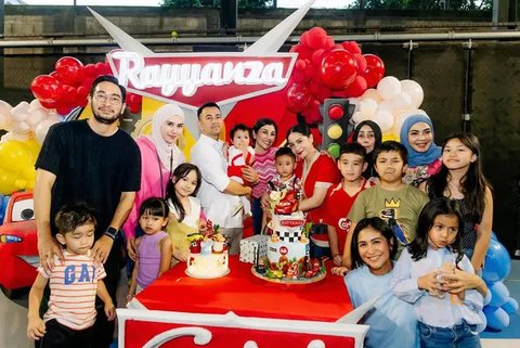 6 Potret Rayyanza Cipung Rayakan Ultah ke-3, Raffi Ahmad dan Nagita Slavina Lantun 5 Doa Indah