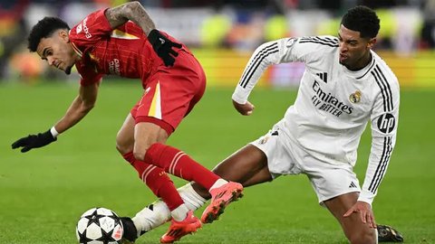 FOTO: Momen Real Madrid Keok Lagi di Liga Champions, Kali Ini Dibantai Liverpool 2-0