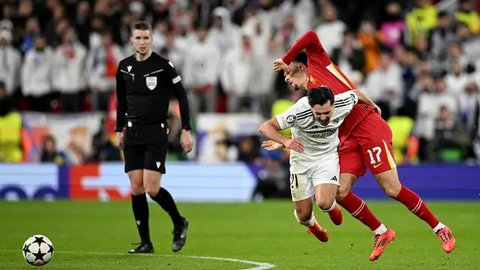 FOTO: Momen Real Madrid Keok Lagi di Liga Champions, Kali Ini Dibantai Liverpool 2-0