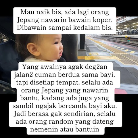 Sering Disebut Tidak Ramah, Wanita Ini Bongkar Sifat Asli Orang Jepang Saat Jalan Berdua dengan Bayinya