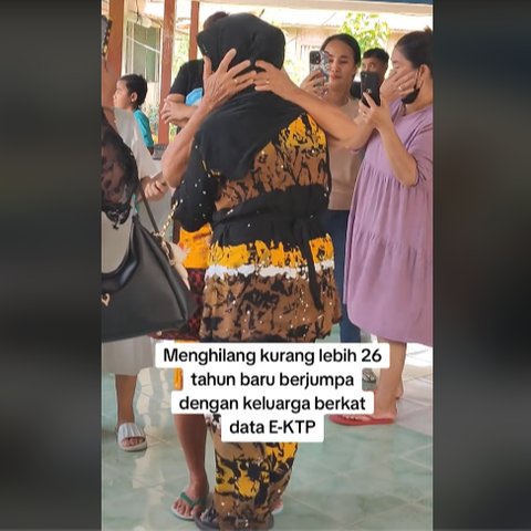 Menghilang 26 Tahun Lamanya, Wanita ini Akhirnya Ditemukan Keluarganya Berkat e-KTP