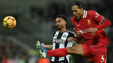 FOTO: Drama 6 Gol, Duel Sengit Newcastle United vs Liverpool Berakhir Tanpa Pemenang