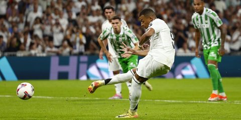 Kylian Mbappe Masih Jadi Beban, Tendang Penalti Enggak Masuk Real Madrid Kalah