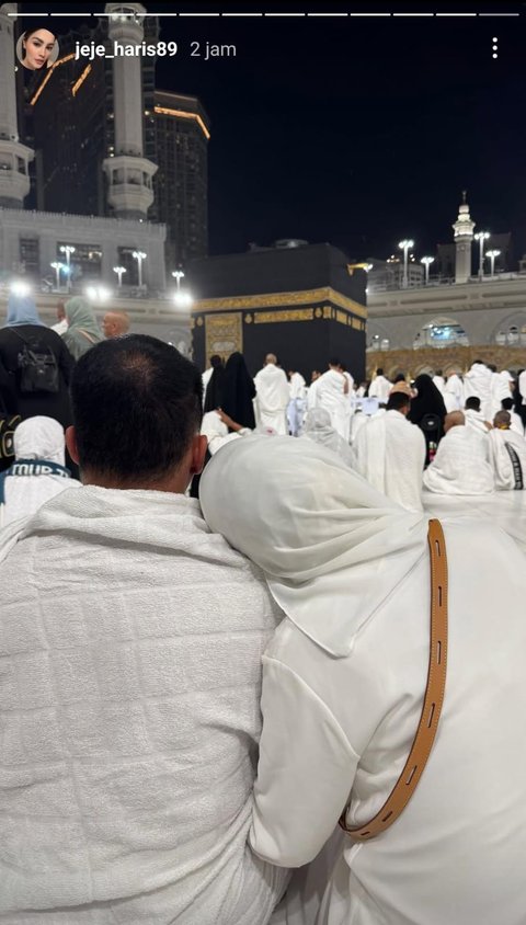 Momen Romantis Perjalanan Umrah Jennifer Dunn dan Faisal Harris, Foto di Depan Kabah Jadi Sorotan Netizen