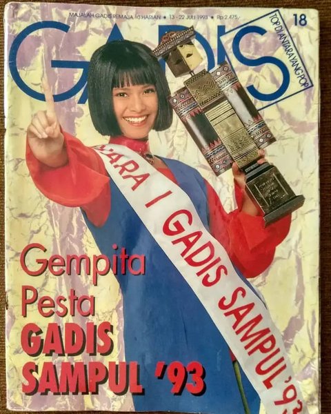 Cantik Sejak Remaja, 6 Potret Lawas Ersa Mayori Juara 1 GADIS Sampul 1993