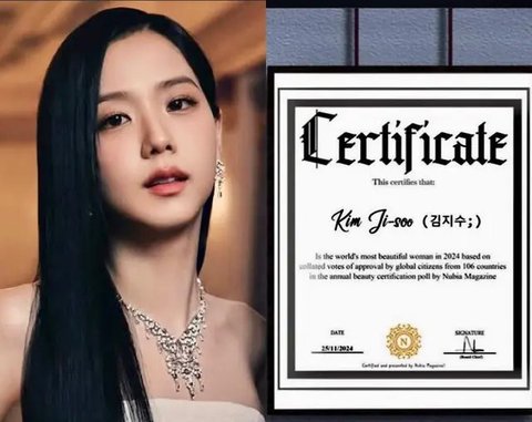 Selamat, Jisoo BLACKPINK Jadi Wanita Tercantik di Dunia! Ada 4 Idol K-Pop Masuh 10 Besar