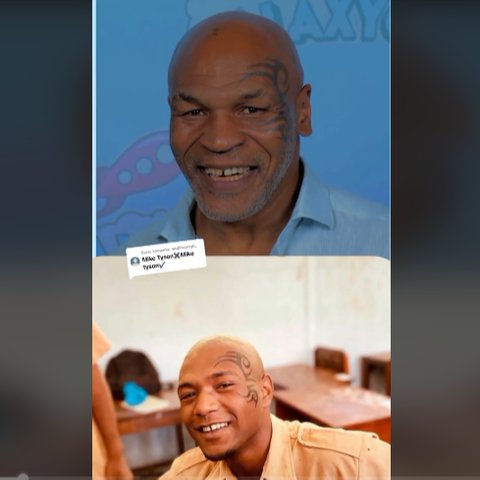 Aneh tapi Nyata, Siswa Ini Mirip Petinju Mike Tyson Bikin Heboh Satu Kelas