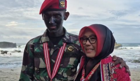 Semakin Gagah dan Ganteng, Letda Enzo Perwira TNI Keturunan Prancis Kini jadi Kopassus, Mimpinya Tercapai