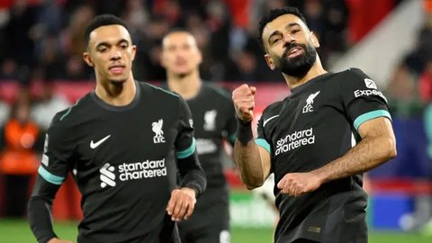 FOTO: Tumbangkan Girona Lewat Gol Tunggal Salah, Liverpool Makin Digdaya di Liga Champions