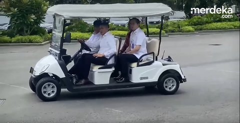 Prabowo Mendadak Sidak Istana, Keliling Naik Buggy Car Disopiri Anggota Kopassus TNI Kepercayaan