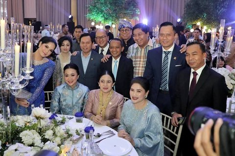 Potret Annisa Pohan di Pernikahan Zumi Zola dan Putri Zulhas, Ibu Pejabat yang Cantik dan Anggunnya Curi Perhatian