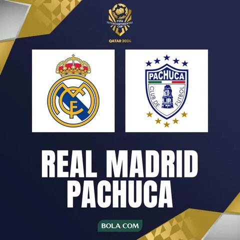 Link Live Streaming Real Madrid Vs Pachuca di Final Piala Interkontinental 2024