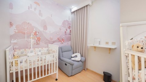 Potret Kamar Calon Anak Gritte Agatha Bernuansa Pink, Dilengkapi Box Bayi Hingga Sofa Nyaman Untuk Menyusui