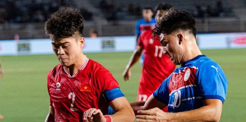 Pemain Vietnam Kesulitan Main di Stadion Filipina, Lutut Lecet Akibat Lapangan Sintetis