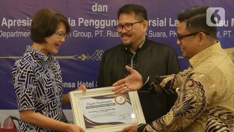 FOTO: Taat Bayar Royalti, SCM Terima Penghargaan dari Lembaga Manajemen Kolektif Nasional