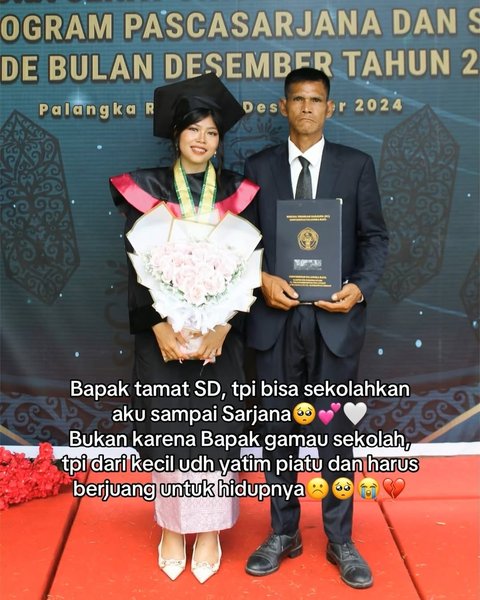 Perjuangan Seorang Ayah Jualan Tas Keliling Demi Sekolahkan Putrinya Jadi Sarjana, Kisah Hidupnya Bikin Haru