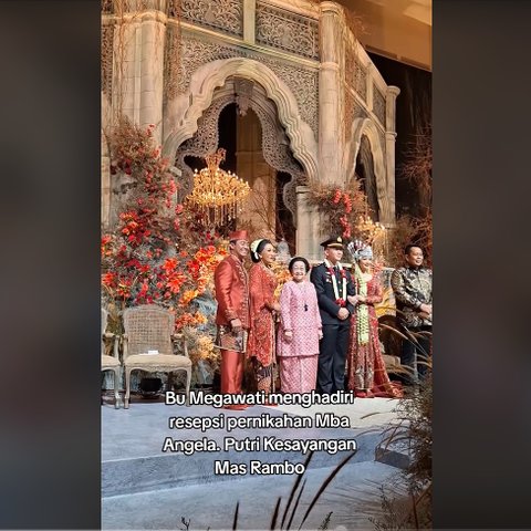 Megawati Hadir di Resepsi Pernikahan Putri Jenderal 'Rambo', Langsung Curi Perhatian