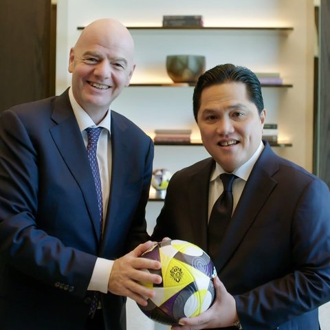 Bertemu Presiden FIFA, Ketum PSSI Erick Thohir Pamerkan Prestasi Sepak Bola Indonesia Sepanjang 2024