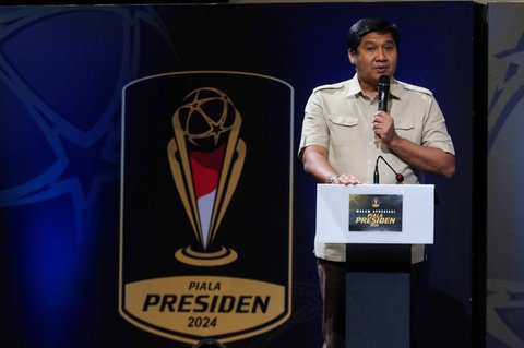 FOTO: Malam Apresiasi Piala Presiden 2024, PSSI Terima Dana Rp31,9 Miliar untuk Timnas Indonesia