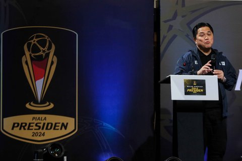 FOTO: Malam Apresiasi Piala Presiden 2024, PSSI Terima Dana Rp31,9 Miliar untuk Timnas Indonesia