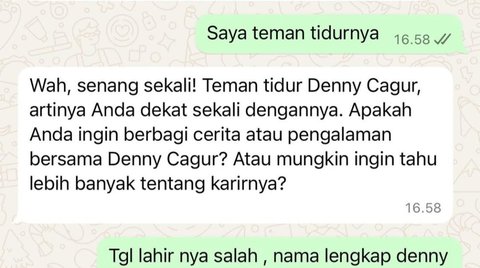 Viral Isi 'Chat' Shanty Istri Denny Cagur dengan Meta AI, Penuh Emosi yang Bikin Ngakak Kocak