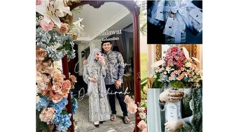 6 Potret Momen Bahagia Chand Kelvin dan Istri di Acara Tasyakuran 4 Bulan Kehamilan dan Gender Reveal