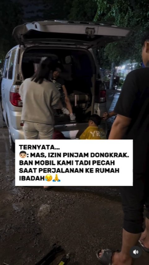 Keluarga Kristen Datangi Masjid karena Ban Mobil Pecah saat Mau ke Gereja, Sikap Sang Marbot Banjir Pujian