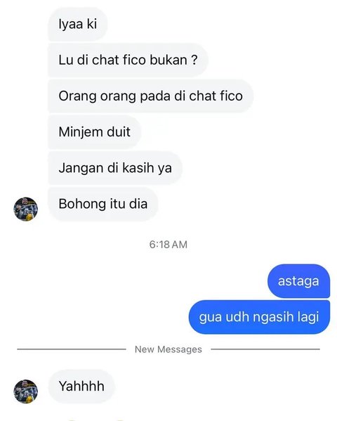 Teuku Ryzki Bongkar Chat Fico Fachriza Utang Jutaan, Virgoun Hingga Ajil Ditto Ngaku Kena Juga