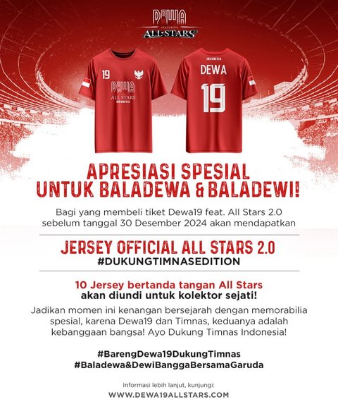 Konser Dewa 19 Featuring All Stars 2.0 Ditunda demi Laga Timnas Indonesia vs Bahrain, Simak Alasan Lengkapnya