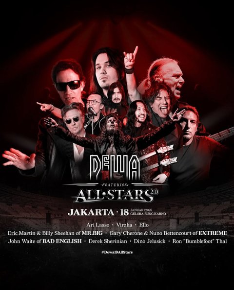 Konser Dewa 19 Featuring All Stars 2.0 Ditunda demi Laga Timnas Indonesia vs Bahrain, Simak Alasan Lengkapnya