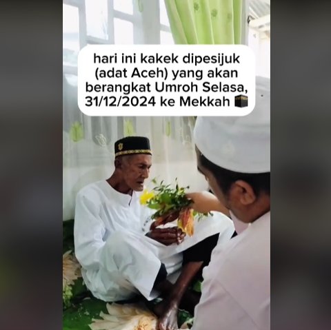 Rezeki dari Allah! Kakek Penjual Mangga Keliling Keturunan Rasulullah di Aceh Akhirnya Bisa Umroh, Ada Jasa Polisi Baik di Baliknya