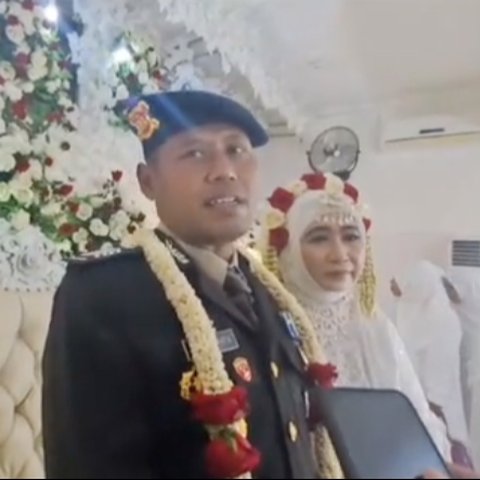 Cinta Bersemi di Masjid, Plt Bupati Nyai Eva Menikah dengan Anggota Brimob Lebih Muda 10 Tahun