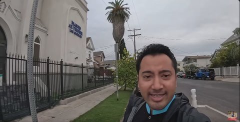 Megah, Potret Masjid At-Thohir di Los Angeles di Sambangi Ustaz Das'ad Latif