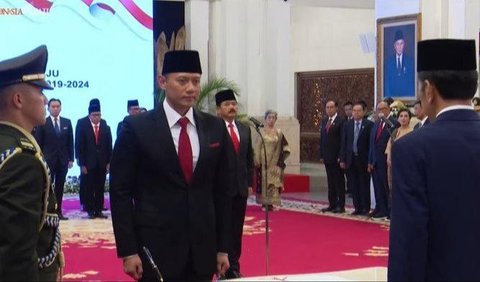 AHY Dilantik jadi Menteri ATR/BPN<br>