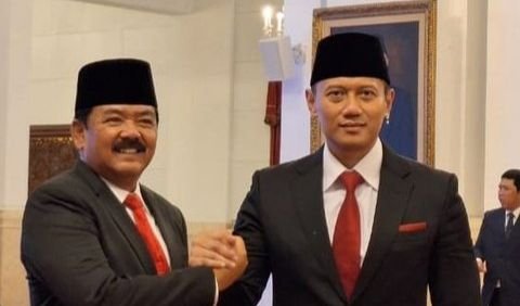 AHY sendiri ditunjuk menggantikan posisi Hadi Tjahjanto yang juga dilantik sebagai Menko Polhukam baru.