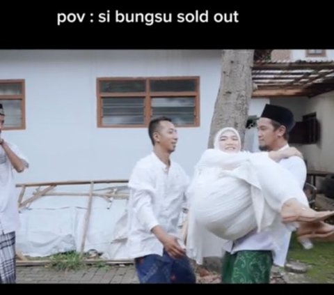 Viral Momen Anak Bungsu Menikah, Perlakuan Manis Ayah dan Sang Kakak Curi Perhatian