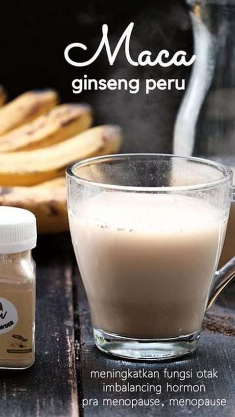 11. Resep Minuman Hangat Buat Takjil Buka Puasa: Maca Ginseng Peru<br>