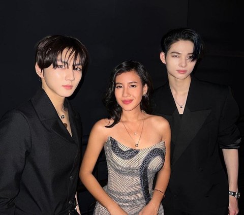 Potret Cantik Shenina Cinnamon Hadiri Event Bulgari di Korea Selatan, Pose Bareng Mingyu Seventeen Sampai Lisa Blackpink