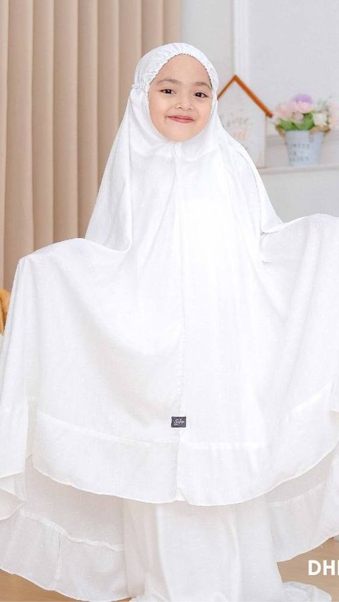 9. Mukena Anak Dhiya White<br>