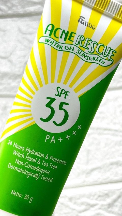 10. Acne Rescue Water Gel Sunscreen SPF35 PA++++