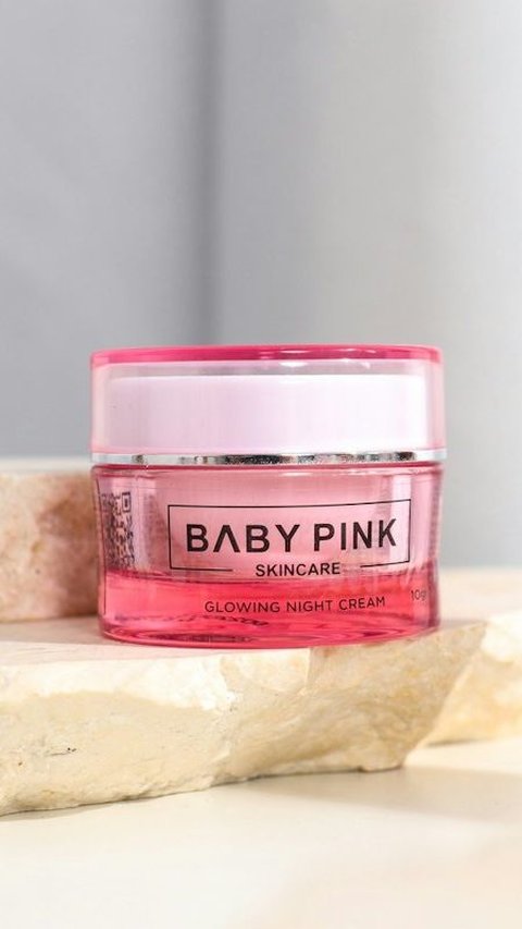 9. Baby Pink Glowing Night Cream with AHA & 2x Niacinamide<br>