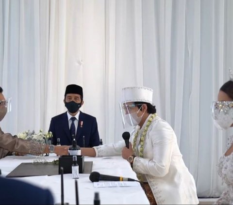 A Series of Celebrity Weddings Attended by President Jokowi, the Latest Mahalini and Rizky Febian