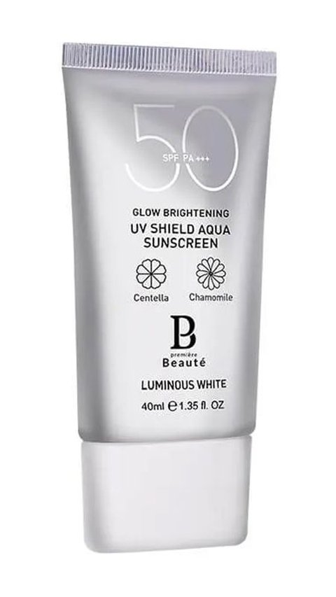 9. Luminous White Glow Brightening UV Shield Aqua Sunscreen<br>