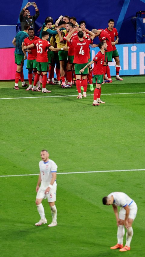 Kemenangan ini telah mengantar Portugal ke peringkat dua klasemen sementara Grup F Piala Eropa 2024. Foto: Reuters
