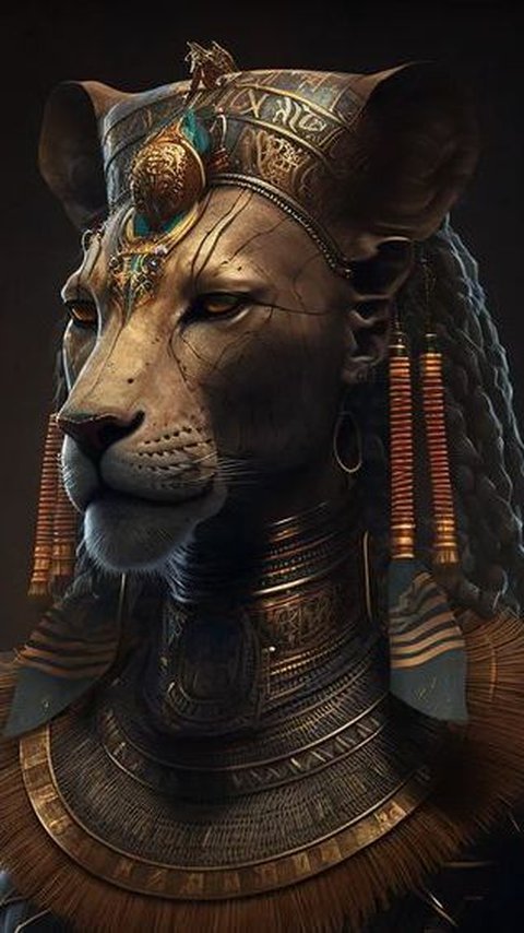 <b>Singa Betina sebagai Perwujudan  Sekhmet, Tefnut, Mut, dan Asarte</b><br>