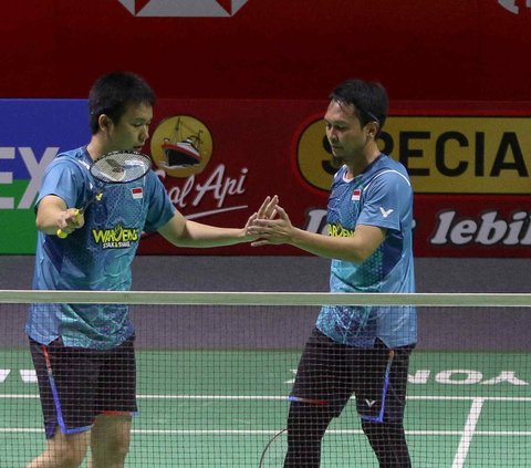 FOTO: Hasil Indonesia Open 2024: Taklukkan Ganda Thailand, The Daddies Lolos 16 Besar