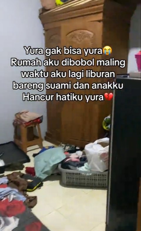 Bikin Nyesek, Wanita Ini Perlihatkan Rumahnya yang Dibobol Maling saat Ditinggal Liburan Bareng Keluarga